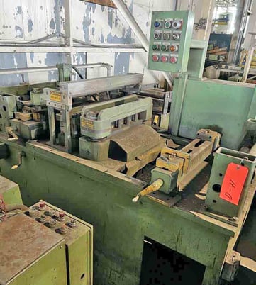 Lee Shaffer #H-40F, shear end weld, hydraulic squaring shear & welding clamps, automatic tig weld cycle, adj - Image 2