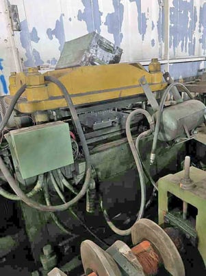 150 Ton, Tishken #CO-20-4-150, pre-punch & notch press, 2.5 stroke, air clutch, adj. mounting base - Image 3