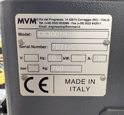 Rekord #CK-300-TH, twin head grinder, 13.75" knife diameter, 1" stroke, PLC, 2024 - Image 7