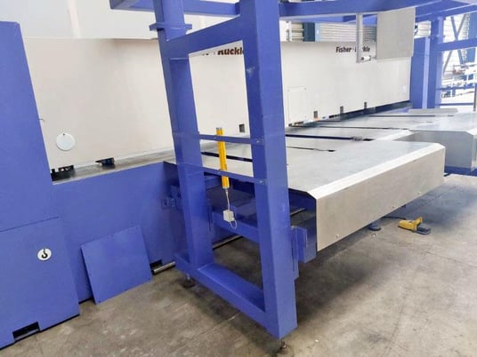 Monguzzi / Fisher Ruckle #Alos/AFH-34, veneer guillotine w/ internal milling & glue applicator - Image 5