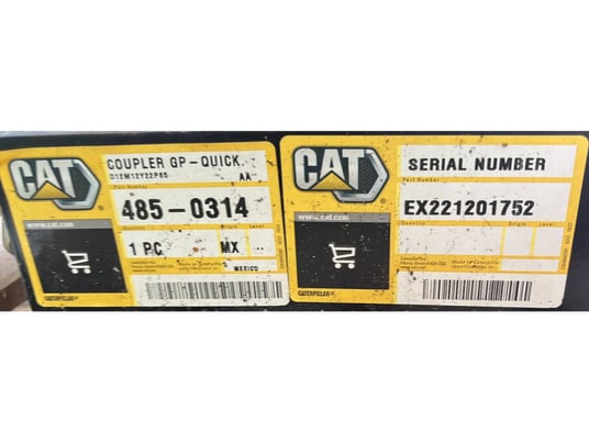 Cat CATERPILLAR 307-309 PIN LOCK COUPLER, Quick Coupler, S/N: EX221201752, 2023 - Image 5