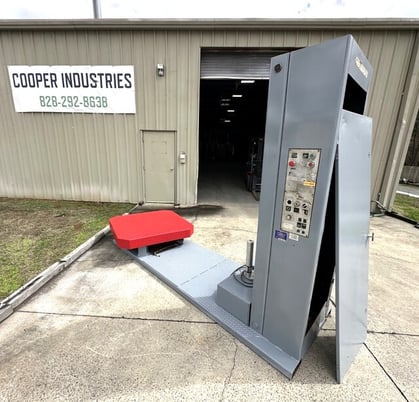 Infrapak #HPS, sidewinder stretch wrapper, 48" x 48" pallet turntable, 6' 6"wrap height - Image 3