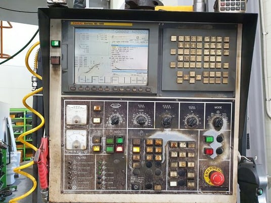 Awea #HVM-6032, CNC bridge type vertical machining center, Fanuc 18iMB, 236.2" X, 153.5" Y, 39.3" Z, 4000 - Image 8