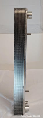 11 sq.ft., Alfa Laval Alfa Nova #52-20H, Plate Heat Exchanger, Fusion-Bonded, 100% Stainless Steel, Unused - Image 3