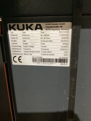 Kuka, KR16 L6-2, robot, KRC4 controller, 4R220 feeder & TT3A reamer, new - Image 4