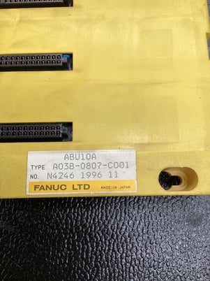 Fanuc a03b-0807-c001 10 slot i/o module base unit used - Image 6