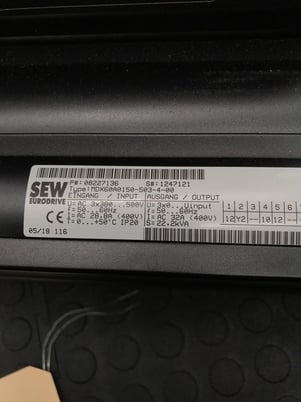 SEW EURODRIVE MDX60A0150-503-4-00 Movidrive A Frequency Inverter 75kW 500V USED - Image 5