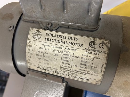 REM #CC10, can thrower, 10 HP, 1800-2000 cans/hr., reconditioned - Image 3