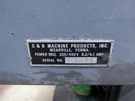 24" C & B Machine Products, lapping machine - Image 5