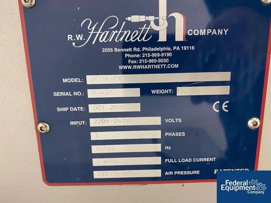 Hartnett #Delta-EXT-PLC, inline tablet/capsule prin, Siemens Simatic PLC, 220-240 V., 2004 - Image 6