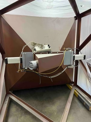 Storage Silos, 207 cu.ft., 2 compartments each, top fill, A36 Carbon Steel, 2018 (3 available) - Image 6