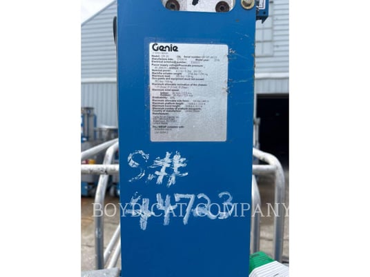 Genie Industries GR20 G84, Articulated Boom Lift, 316 hours, S/N: GR16P-44723, 2016 - Image 6