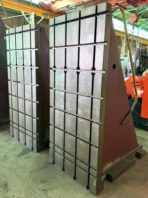 40" x 90" Angle Plates, (4) Vert T-Slots, (8) Horiz T-Slots (2 available) - Image 3
