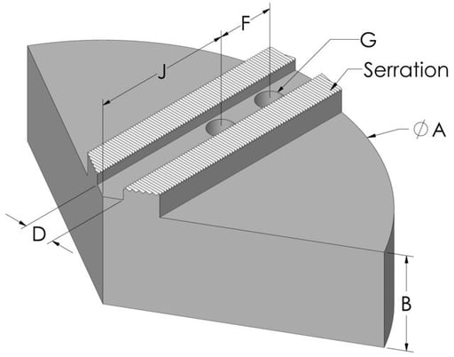 Abbott Workholding KTT1210P1 - 3 Jaw Chuck - Image 9
