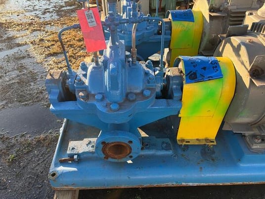 Goulds, Goulds steel centrifugal pump, 75 HP, John Crane mechanical seal - Image 4