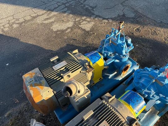 Goulds, Goulds steel centrifugal pump, 75 HP, John Crane mechanical seal - Image 6
