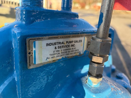 Goulds, Goulds steel centrifugal pump, 75 HP, John Crane mechanical seal - Image 7