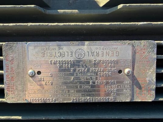 Goulds, Goulds steel centrifugal pump, 75 HP, John Crane mechanical seal - Image 10