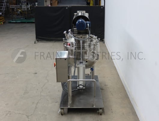 80 gallon Lee #80D9MT, 316 Stainless Steel jacketed kettle, 38" ID x 30" deep, with tilt out bridge mounted - Image 4