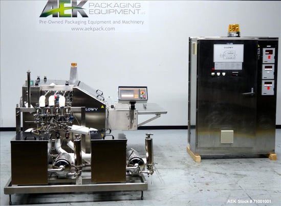 Gilowy (Optima) #17-020, High-Speed Vial Washer, 300 vials/min, 2-50ml, change parts, 4 zones, Lauer PCS - Image 1
