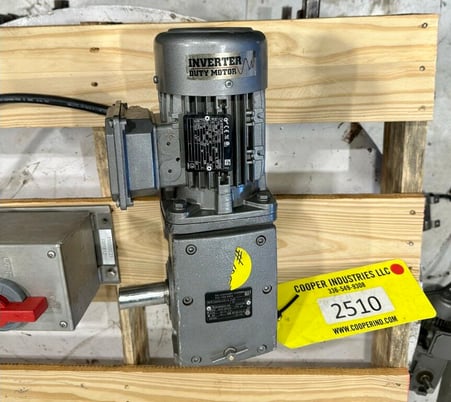 .2 HP, Nord gearbox and motor drive, 1" output shaft dia., 231.41:1 ratio, unused, 2016 - Image 1