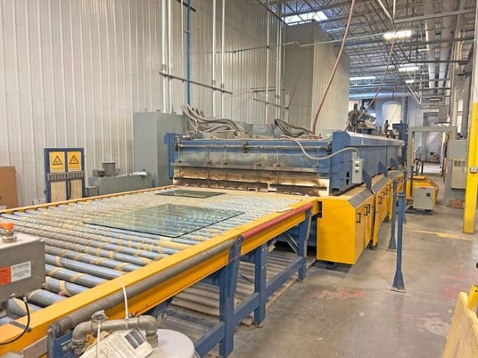 Tamglass Glaston #BHF-2448-PT32-TLP-DR-RB3-HS10, double bay flat tempering furnace, 2007 - Image 2