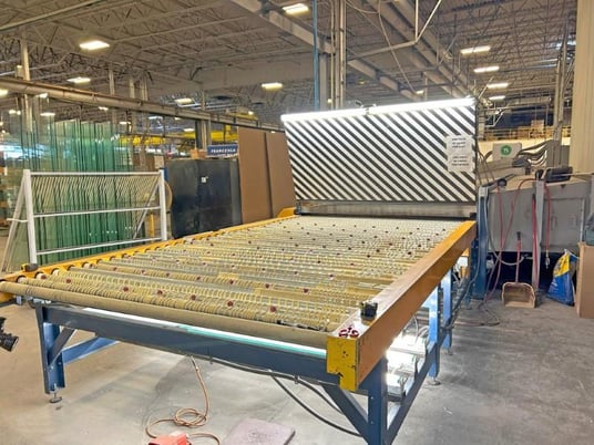 Tamglass Glaston #BHF-2448-PT32-TLP-DR-RB3-HS10, double bay flat tempering furnace, 2007 - Image 4