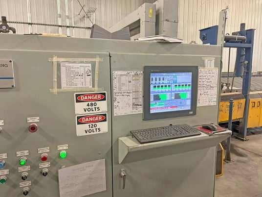 Tamglass Glaston #BHF-2448-PT32-TLP-DR-RB3-HS10, double bay flat tempering furnace, 2007 - Image 6