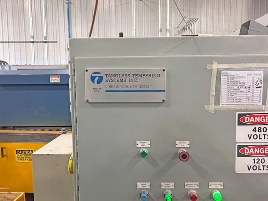 Tamglass Glaston #BHF-2448-PT32-TLP-DR-RB3-HS10, double bay flat tempering furnace, 2007 - Image 7