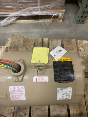 10 -14 HP 3450 RPM Baldor, Frame 215Z, TEAO, 208/230-460 Volts - Image 2