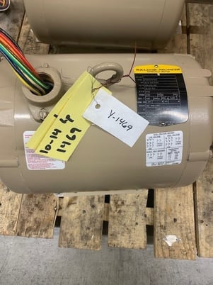 10 -14 HP 3450 RPM Baldor, Frame 215Z, TEAO, 208/230-460 Volts - Image 4
