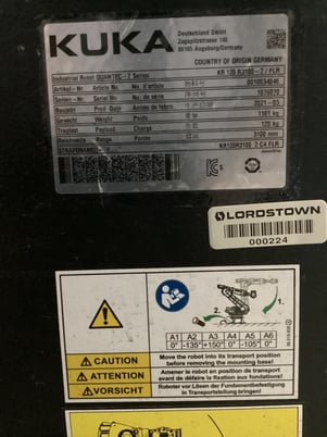 Kuka, KR 120 R3100-2/FLR, robot with KRC4 controls - Image 10