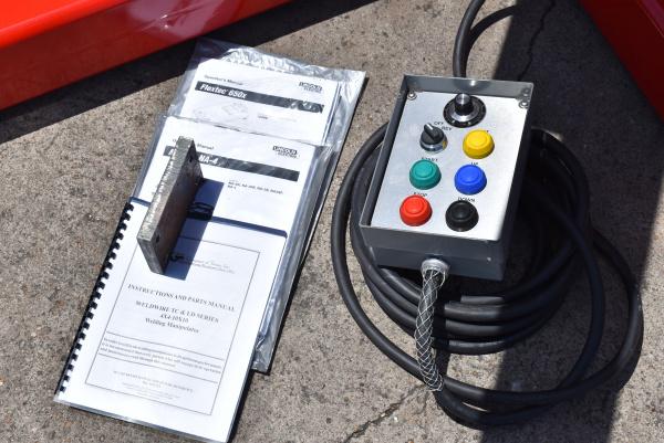 9' x 9' WeldWire #WWM-99LD, welding manipulator w/ subarc package, hand pendant controller, free standing - Image 4