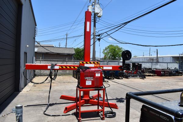 9' x 9' WeldWire #WWM-99LD, welding manipulator w/ subarc package, hand pendant controller, free standing - Image 6