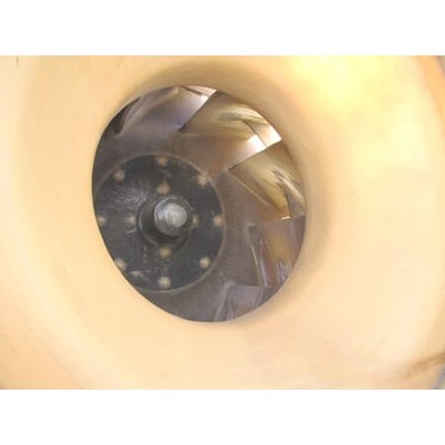 35000 cfm @ 12 S.P., Viron Frp Fiberblass centrifugal fan #VCB-1100 Series, 2004, #11949 - Image 4