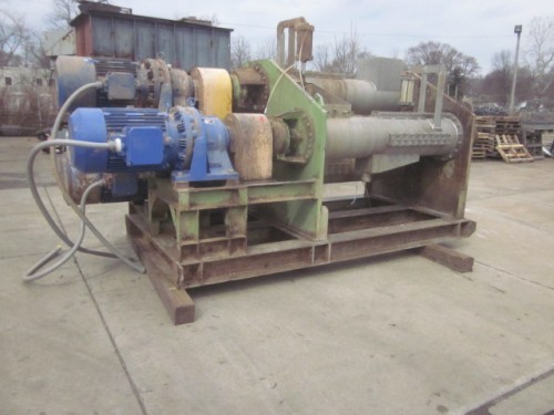 Taizen, de-inking kneader pulper mixer, Stainless steel contact parts, (3) 14" x 72" S/S horizontal chambers - Image 2