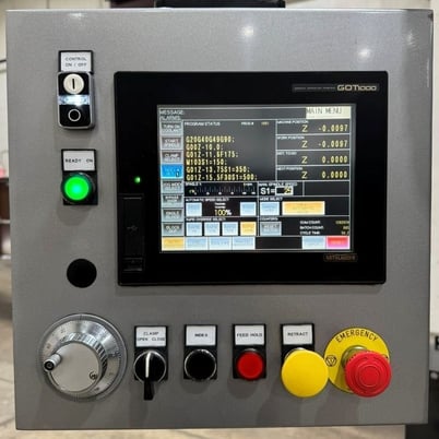 Engis #LPM-6000, up to 6" ID, 6 spindle + chamber, 10 pos table, coolant filter, Mitsubishi Control, 2013 - Image 2