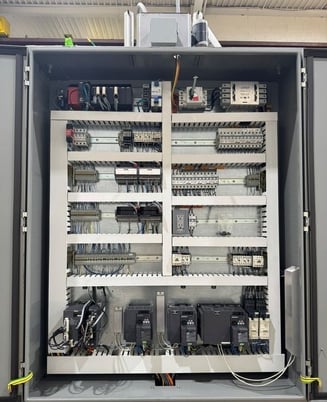 Engis #LPM-6000, up to 6" ID, 6 spindle + chamber, 10 pos table, coolant filter, Mitsubishi Control, 2013 - Image 8