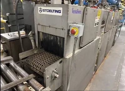 Stoelting #VSF-212, Pass Thru Washer, Stainless Steel, 3 Stage, 12" belt x 12" part height, 2003 - Image 1