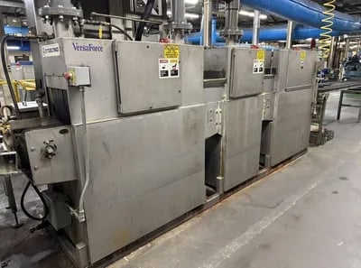 Stoelting #VSF-212, Pass Thru Washer, Stainless Steel, 3 Stage, 12" belt x 12" part height, 2003 - Image 2