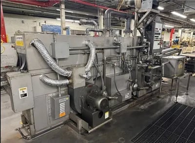 Stoelting #VSF-212, Pass Thru Washer, Stainless Steel, 3 Stage, 12" belt x 12" part height, 2003 - Image 3