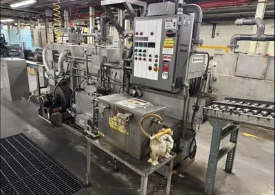 Stoelting #VSF-212, Pass Thru Washer, Stainless Steel, 3 Stage, 12" belt x 12" part height, 2003 - Image 4