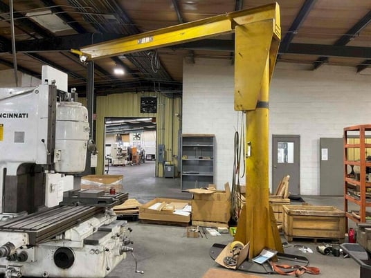 1 Ton, Handling Systems, Jib Crane, 12' height x 12' reach - Image 1