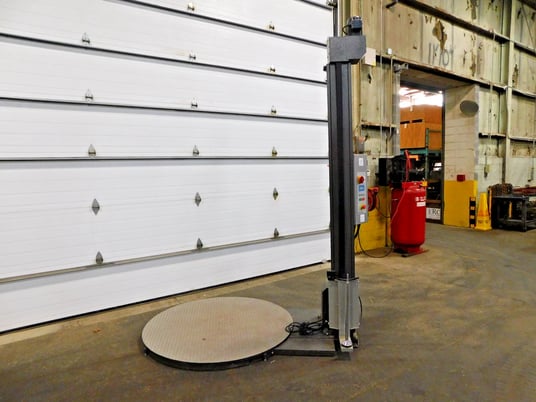 GLH #PP981PF, stretch wrapping machine with ramp, 59" dia., 110 V., 1 phase - Image 3
