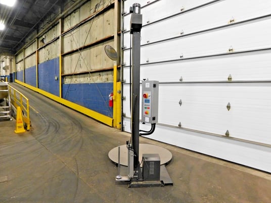 GLH #PP981PF, stretch wrapping machine with ramp, 59" dia., 110 V., 1 phase - Image 4
