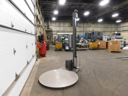 GLH #PP981PF, stretch wrapping machine with ramp, 59" dia., 110 V., 1 phase - Image 6
