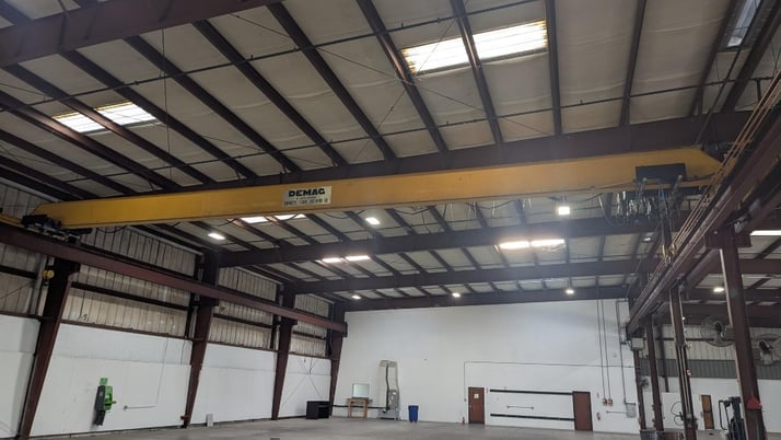 5/5 Ton, Harrington, 60' Span, 23' lift, radio w/ backup pendant, 2010 [#2606] - Image 2