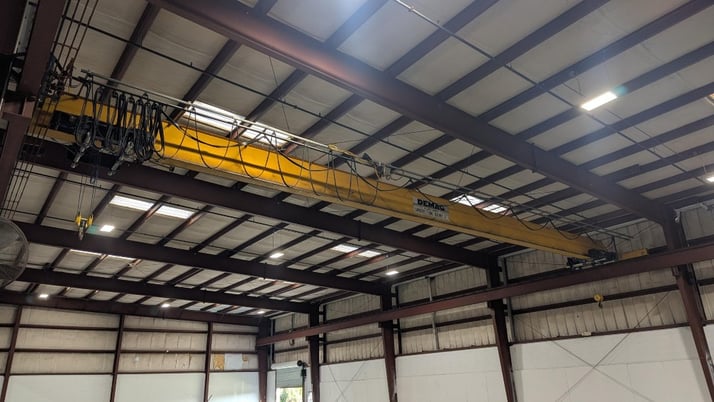 5/5 Ton, Harrington, 60' Span, 23' lift, radio w/ backup pendant, 2010 [#2606] - Image 3