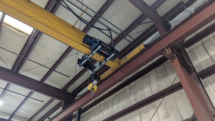 5/5 Ton, Harrington, 60' Span, 23' lift, radio w/ backup pendant, 2010 [#2606] - Image 4