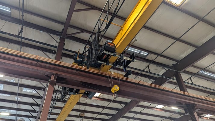 5/5 Ton, Harrington, 60' Span, 23' lift, radio w/ backup pendant, 2010 [#2606] - Image 8